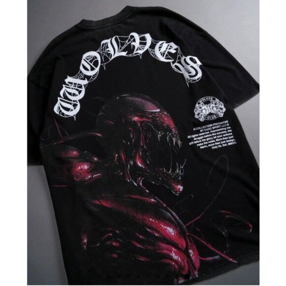 Darc Sport Adversary Premium Oversized Tee Black  # Carniage RARE SOLD OUT - Picture 5 of 7